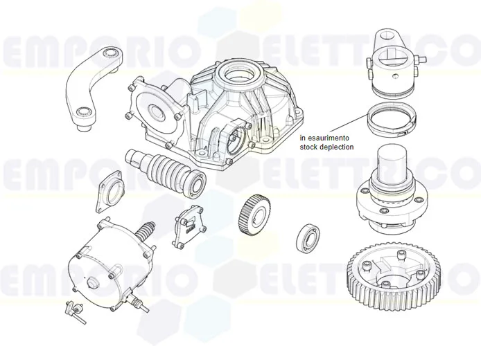 came pagina ricambi per motore frog-pm4