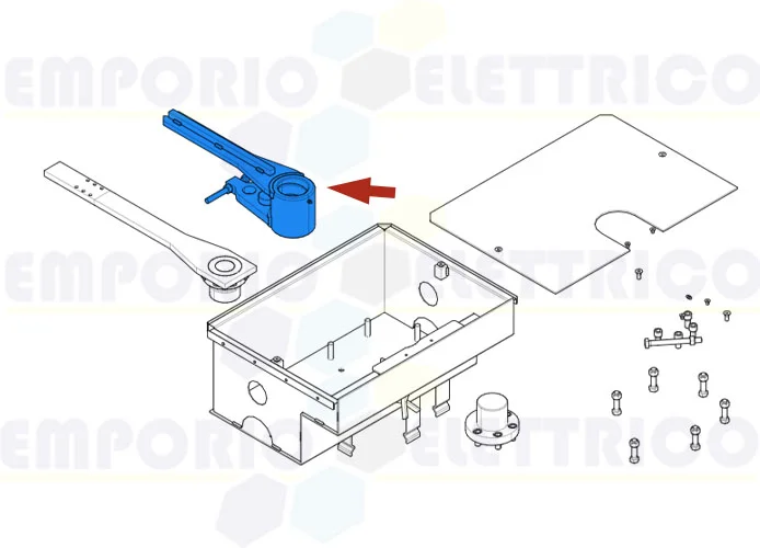 came ricambio leva aggancio sblocco frog plus 119ria101