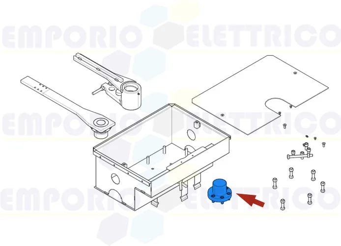 came ricambio perno cassa frog plus 119ria105