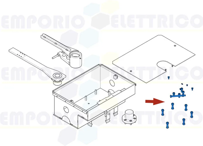 came ricambio confezione bulloneria frog plus 119ria106