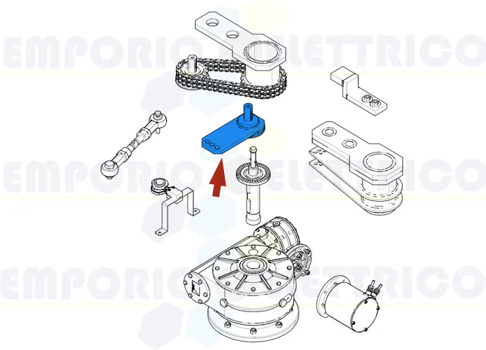 came ricambio braccio motoriduttore superfrog 119ria082