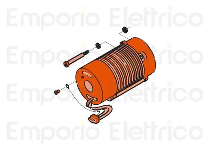 faac ricambio motore 220v.4p.monof.c/t.120 7700055