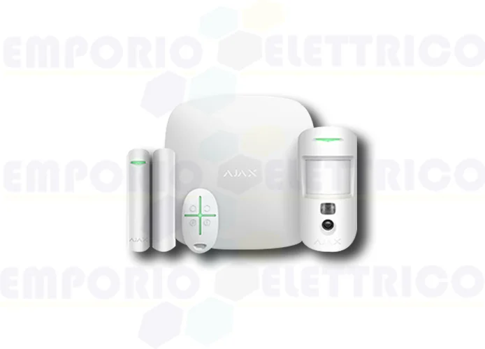 ajax starterkit cam plus wireless bianco 38174