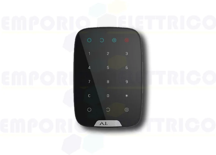 ajax tastiera wireless bidirezionale nero keypad 38248
