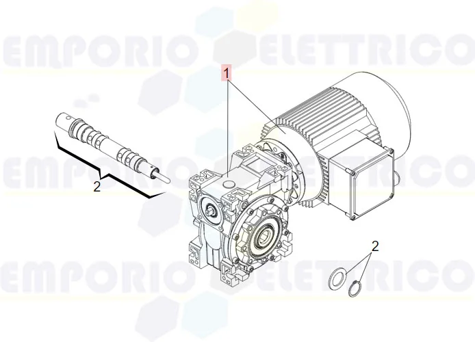 faac ricambio motoriduttore c850 63002915