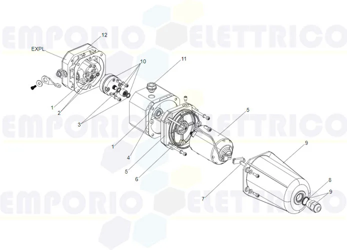 faac pagina ricambi per centralina s800h sbw