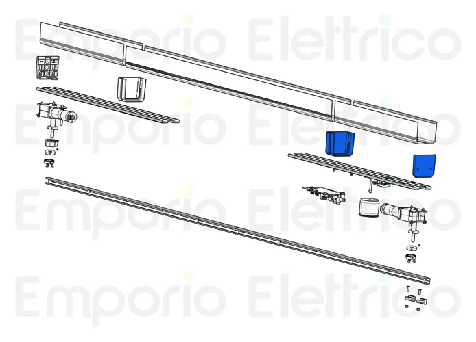 came ricambio originale tappo dx + fascetta voila 119rid397