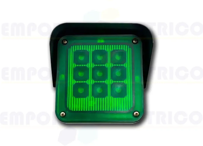 vds semaforo 1 luce verde 12/24v sem-1 550/3050