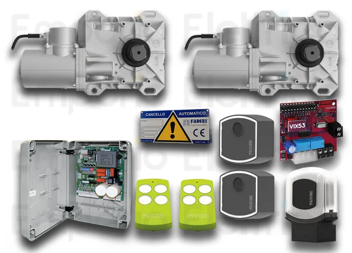 fadini kit automazione fox 724 24vdc k724.3l